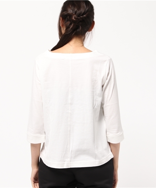 ikka（イッカ）の「7分袖ポケット付きプルオーバー（Tシャツ/カットソー・レディース・その他5/オフホワイト/その他4/カーキオリーブ/ブラック/その他・LARGE/MEDIUM）」の11枚目の写真