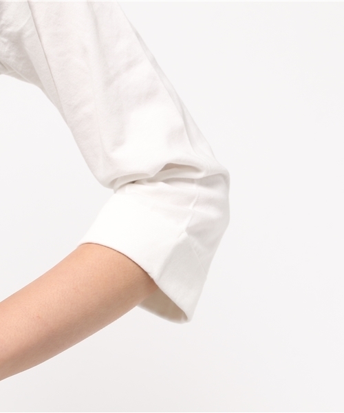 ikka（イッカ）の「7分袖ポケット付きプルオーバー（Tシャツ/カットソー・レディース・その他5/オフホワイト/その他4/カーキオリーブ/ブラック/その他・LARGE/MEDIUM）」の13枚目の写真