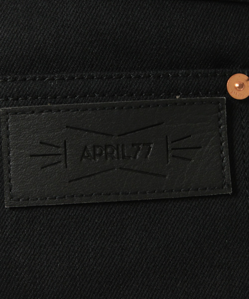 April77(エイプリルセブンティセブン)の「CROSS-JP DNM-RAW(デニムパンツ・メンズ・ブラック・27inch/28inch/29inch/30inch/31inch)」の8枚目の写真