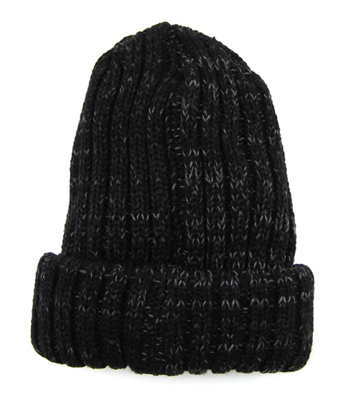 green label relaxing（グリーンレーベルリラクシング）の「MELANGE BOB ニットキャップ（ニットキャップ/ビーニー・メンズ・ブラック/グレー/ベージュ・フリー）」の4枚目の写真