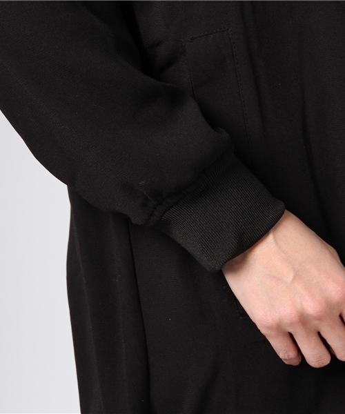 VENCEEXCHANGE（ヴァンスエクスチェンジ）の「ロングシャツブルゾン                   （シャツ/ブラウス・レディース・マスタード/ブラック/ダークグリーン/ピンク・MEDIUM）」の14枚目の写真