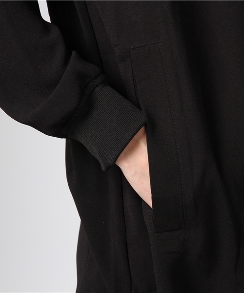 VENCEEXCHANGE（ヴァンスエクスチェンジ）の「ロングシャツブルゾン                   （シャツ/ブラウス・レディース・マスタード/ブラック/ダークグリーン/ピンク・MEDIUM）」の15枚目の写真