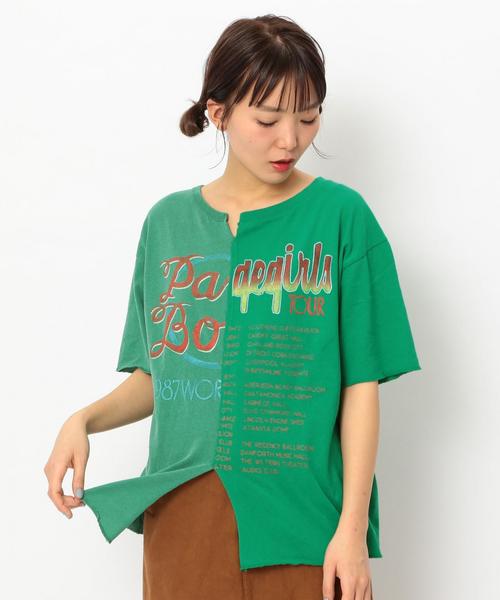 Another Edition（アナザーエディション）の「キリカエロゴプリントT ◆（Tシャツ/カットソー・レディース・ブラック/ケリー/オフホワイト・フリー）」の3枚目の写真