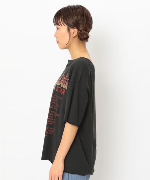 Another Edition（アナザーエディション）の「キリカエロゴプリントT ◆（Tシャツ/カットソー・レディース・ブラック/ケリー/オフホワイト・フリー）」の5枚目の写真