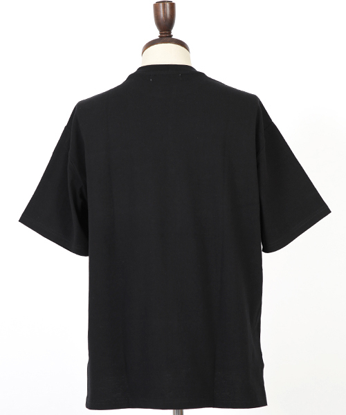 Rocky Monroe(ロッキーモンロー)の「ビッグシルエット抗菌防臭素材Tシャツ(Tシャツ/カットソー・メンズ・ブラック/カーキ/ネイビー/グレー/ホワイト/キャメル・L/LL/M)」の16枚目の写真