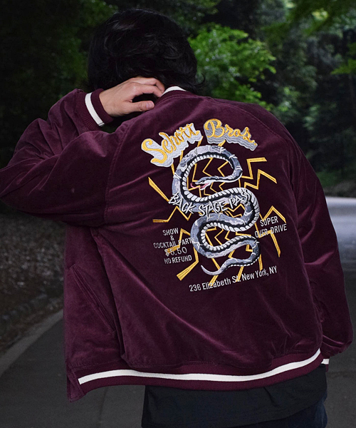 schott（ショット）の「Schott/ショット/SOUVENIR JACKET SNAKE