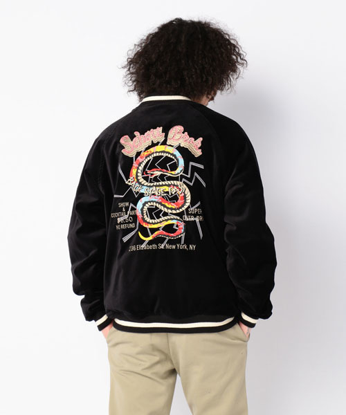 schott（ショット）の「Schott/ショット/SOUVENIR JACKET SNAKE SCHOTT