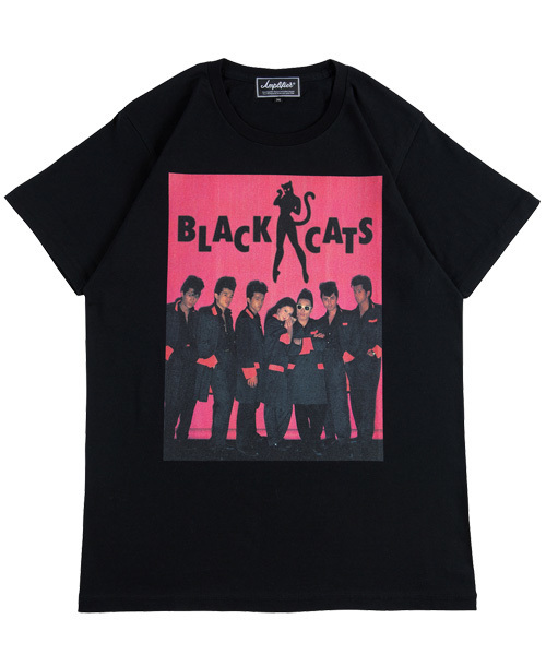 MEDICOM TOY（メディコムトイ）の「Amplifier “BLACK CATS” TEE design C（Tシャツ/カットソー・メンズ・ブラック/ホワイト・X-LARGE/MEDIUM/LARGE/SMALL）」の2枚目の写真