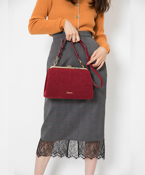 SMIR NASLI(サミールナスリ)の「Retro Modern Purse(ショルダーバッグ)」|ボルドー