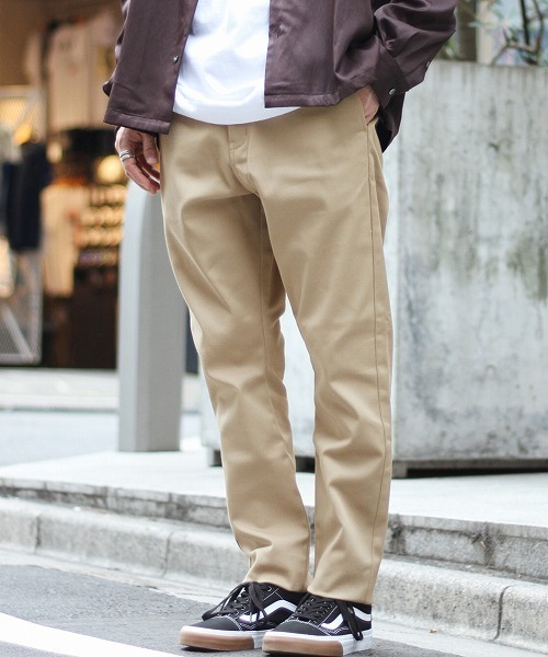Dickies（ディッキーズ）の「◇DICKIES / ディッキーズ 別注 ストレッチナローパンツ（その他パンツ・メンズ・ボルドー/ベージュ/ブラック・SMALL/LARGE/MEDIUM）」の6枚目の写真