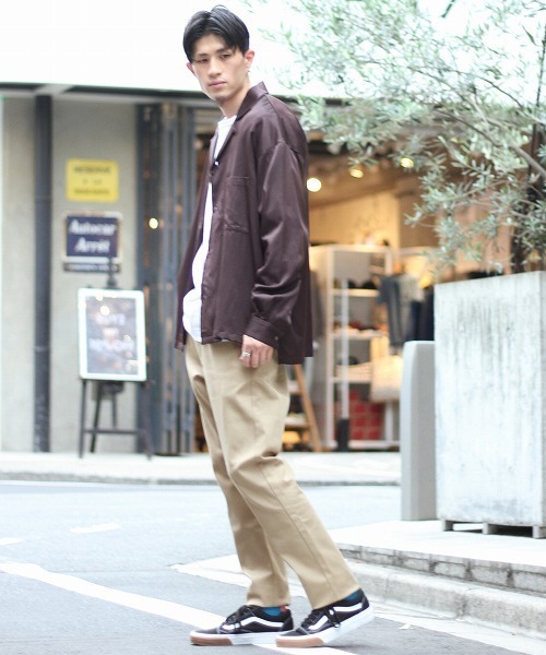 Dickies（ディッキーズ）の「◇DICKIES / ディッキーズ 別注 ストレッチナローパンツ（その他パンツ・メンズ・ボルドー/ベージュ/ブラック・SMALL/LARGE/MEDIUM）」の7枚目の写真