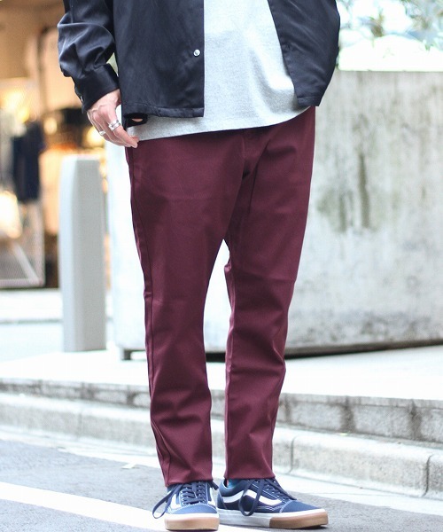Dickies（ディッキーズ）の「◇DICKIES / ディッキーズ 別注 ストレッチナローパンツ（その他パンツ・メンズ・ボルドー/ベージュ/ブラック・SMALL/LARGE/MEDIUM）」の8枚目の写真