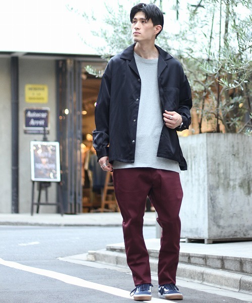 Dickies（ディッキーズ）の「◇DICKIES / ディッキーズ 別注 ストレッチナローパンツ（その他パンツ・メンズ・ボルドー/ベージュ/ブラック・SMALL/LARGE/MEDIUM）」の9枚目の写真