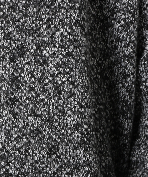 BLISS POINT（ブリスポイント）の「ツイードライクJQカーデ/769826（カーディガン/ボレロ・メンズ・ブラック/ネイビー・MEDIUM/LARGE/X-LARGE）」の4枚目の写真