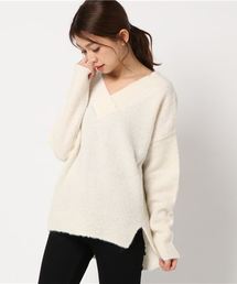 RIVE DROITE | ブークレVネックプルオーバー(ニット/セーター)