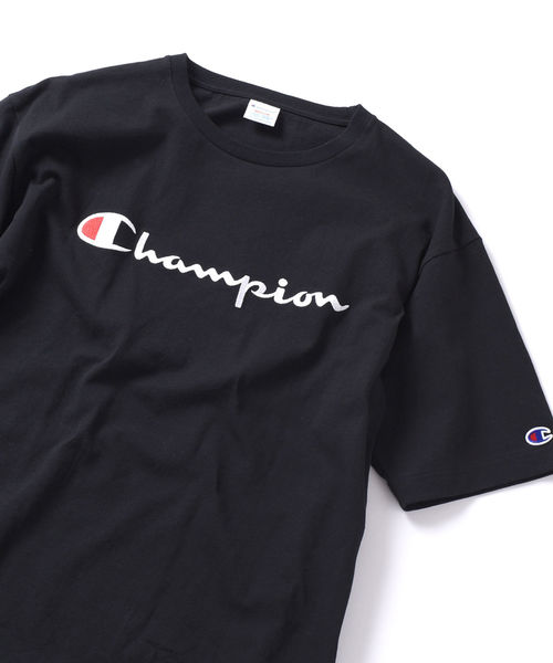 Champion（チャンピオン）の「SHIPS JET BLUE×Champion: 別注 ヘビーウエイト リラックス 刺繍ロゴTシャツ（Tシャツ/カットソー・メンズ・グレー/ネイビー/ライトブルー/ホワイト/ブラック/アクア/コバルトブルー/ピンク・LARGE/MEDIUM/SMALL）」の16枚目の写真