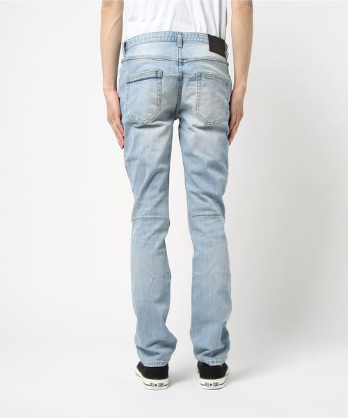 NUMBER (N)INE(ナンバーナイン)の「【NUMBER (N)INE】ダメージテーパードデニム/NDB-701(デニムパンツ・メンズ・ブルー・LARGE/MEDIUM/SMALL)」の2枚目の写真