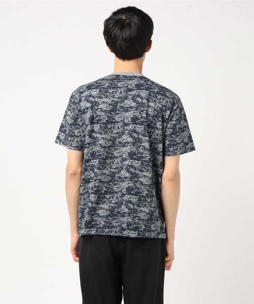 Champion(チャンピオン)の「【Champion/チャンピオン】メンズ CPFU(チャンピオン フィジカルフィットネスユニフォーム) 87C JERSEY Tシャツ(Tシャツ/カットソー・メンズ・グレー/ダークブルー・X-LARGE/LARGE/MEDIUM)」の4枚目の写真