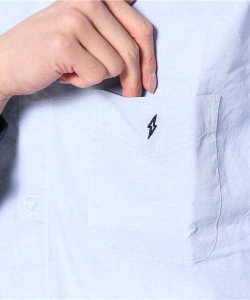 WHO'S WHO gallery（フーズフーギャラリー）の「グラデーションシャツ（シャツ/ブラウス・メンズ・ホワイト/サックスブルー・MEDIUM/LARGE）」の11枚目の写真