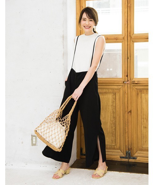 Re:EDIT（リエディ）の「巾着付きフィッシュネットバッグ（トートバッグ・レディース・ブラック/ベージュ/アイボリー・FREE）」の6枚目の写真