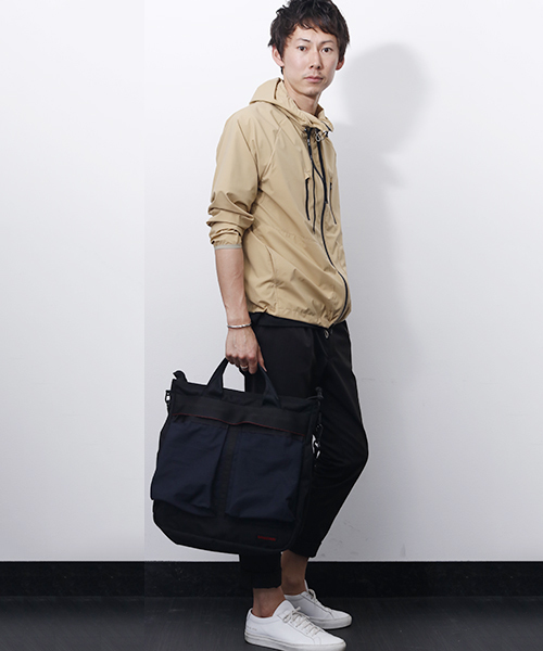 junhashimoto（ジュンハシモト）の「NEW HELMET LUGGAGE（ショルダー