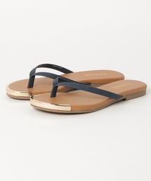 レディース サンダル NUOVO ヌオーヴォ FL PLATE THONG1 NE50053 DENIM