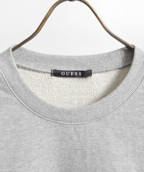 Guess(ゲス)の「GUESS/ゲス オリジナル エンボス加工 クルーネック スウェット L/S Original Sweatshirts(スウェット・メンズ・ブラック/グレー/ベージュ・S/M/L/XL)」の9枚目の写真