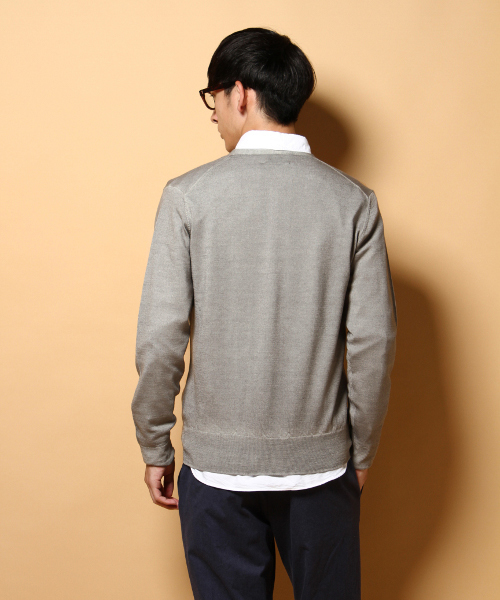 EDIFICE(エディフィス)の「◇GARMENTDYEニットカーディガン(カーディガン/ボレロ・メンズ・ブルー/グリーン/オレンジ/グレー・46/48/44/50)」の7枚目の写真