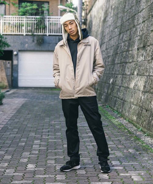 VANS（バンズ）の「VANS/ヴァンズ Fleese Trapper Hat（ハット・メンズ・ベージュ/カーキ・FREE）」の3枚目の写真