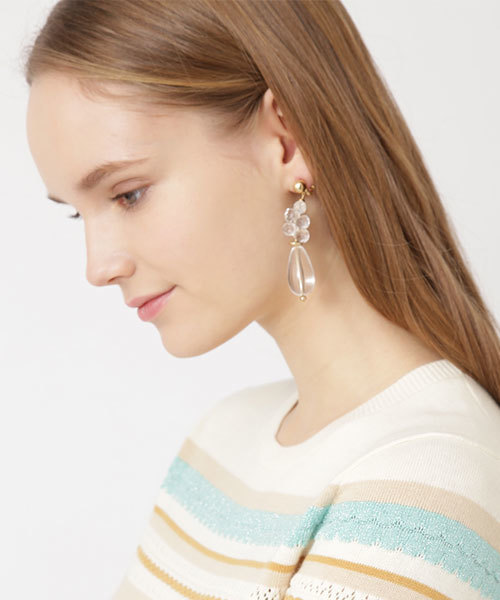 JILL STUART（ジルスチュアート）の「◆クリスタルドロップイヤリング（イヤリング・レディース・ゴールド・ﾌﾘ-）」の6枚目の写真