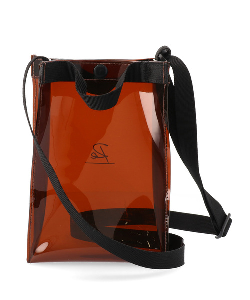 JUNRED（ジュンレッド）の「【WEARISTA JUNコラボ】PVCクリアショルダーBAG（ショルダーバッグ・メンズ・ダークブラウン・FREE）」の7枚目の写真