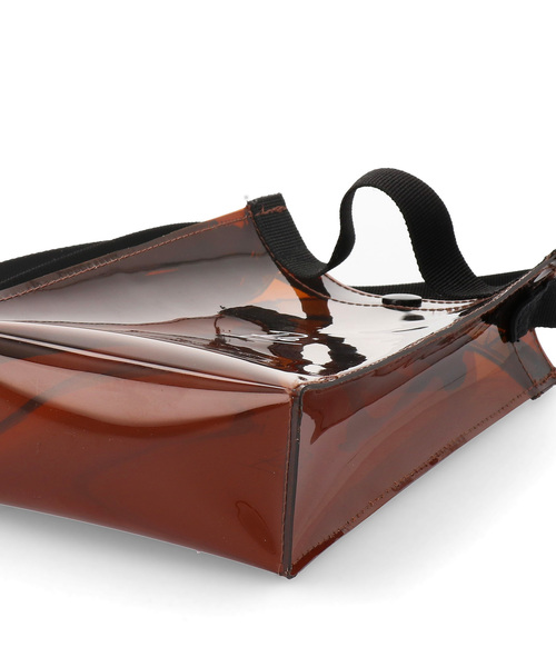 JUNRED（ジュンレッド）の「【WEARISTA JUNコラボ】PVCクリアショルダーBAG（ショルダーバッグ・メンズ・ダークブラウン・FREE）」の10枚目の写真