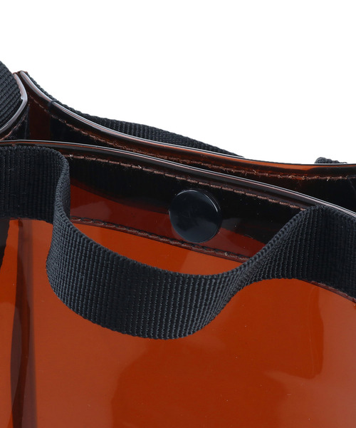 JUNRED（ジュンレッド）の「【WEARISTA JUNコラボ】PVCクリアショルダーBAG（ショルダーバッグ・メンズ・ダークブラウン・FREE）」の5枚目の写真