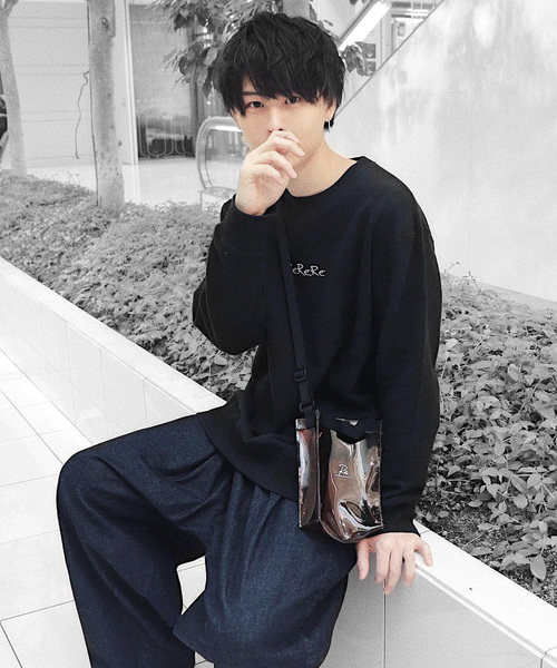 JUNRED（ジュンレッド）の「【WEARISTA JUNコラボ】PVCクリアショルダーBAG（ショルダーバッグ・メンズ・ダークブラウン・FREE）」の17枚目の写真