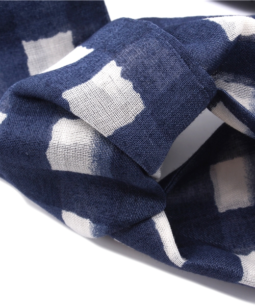 bpr BEAMS Women's(ビーピーアール ビームス)の「CLEF CLE / ギンガムチェック ターバン(ヘアバンド・レディース・レッド/イエロー/ネイビー・ONE SIZE)」の5枚目の写真