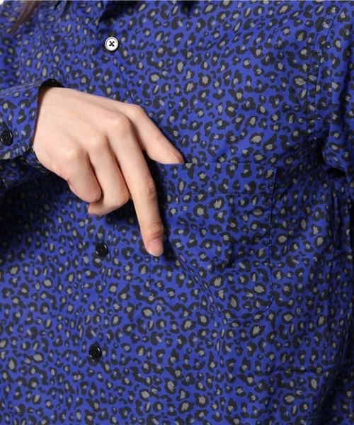 WEGO（ウィゴー）の「WEGO/レオパードシャツ（シャツ/ブラウス・メンズ・ブルー/イエロー・MEDIUM/LARGE）」の7枚目の写真