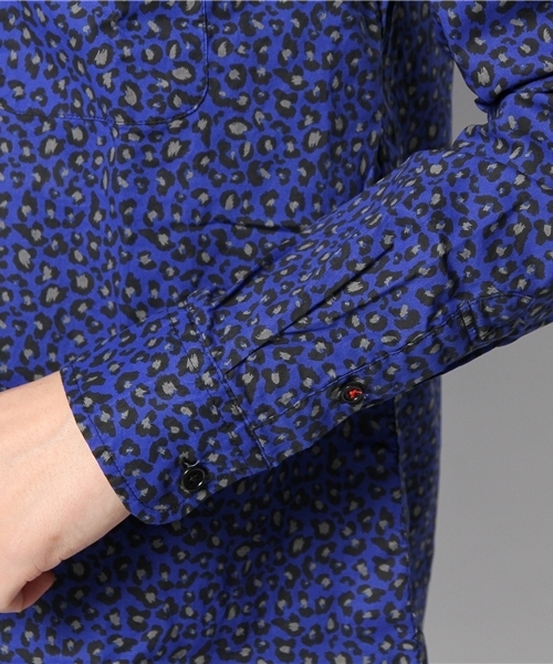 WEGO（ウィゴー）の「WEGO/レオパードシャツ（シャツ/ブラウス・メンズ・ブルー/イエロー・MEDIUM/LARGE）」の8枚目の写真