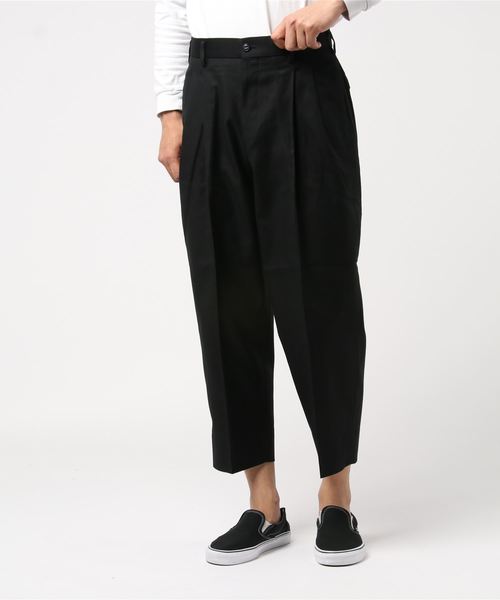 MARKAWARE】 コットンテーパードパンツ
