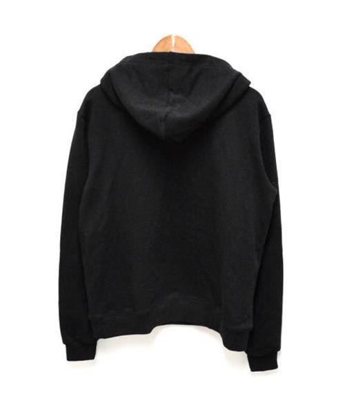 【希少】SAINT LAURENT サンローラン エディ期　レザー切替パーカー ブランド古着】エディ期 レザー切替プルオーバーパーカー フーディ