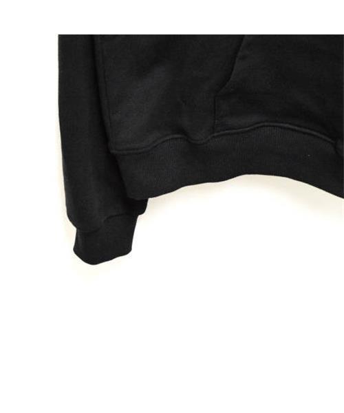 ブランド古着】エディ期 レザー切替プルオーバーパーカー フーディ