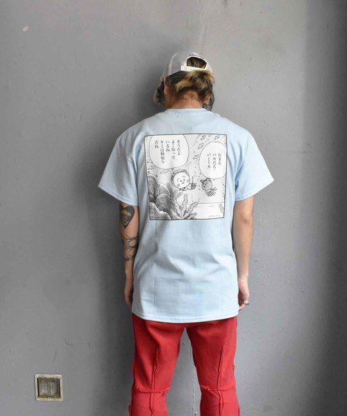 LABRAT（ラブラット）の「LABRAT×COJI COJI"smart" Tee（Tシャツ/カットソー・メンズ・ホワイト/スカイブルー/ピンク・MEDIUM/LARGE/X-LARGE）」の7枚目の写真