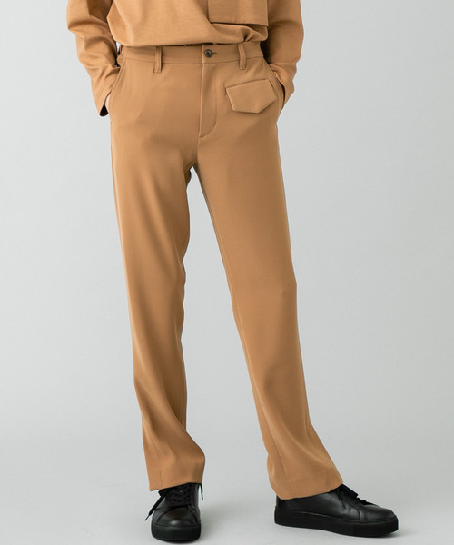 CULLNI(クルニ)の「【CULLNI】別注スリットイージーパンツ(その他パンツ・メンズ・ブラック/ベージュ・1/2)」の5枚目の写真