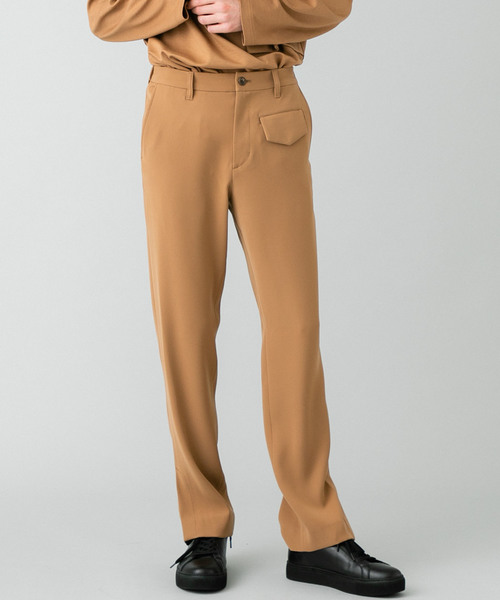 CULLNI(クルニ)の「【CULLNI】別注スリットイージーパンツ(その他パンツ・メンズ・ブラック/ベージュ・1/2)」の6枚目の写真