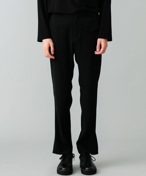 CULLNI(クルニ)の「【CULLNI】別注スリットイージーパンツ(その他パンツ・メンズ・ブラック/ベージュ・1/2)」の9枚目の写真