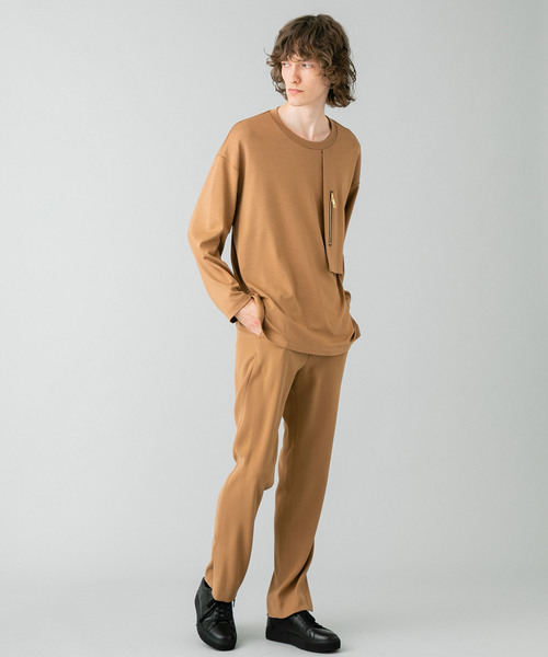 CULLNI(クルニ)の「【CULLNI】別注スリットイージーパンツ(その他パンツ・メンズ・ブラック/ベージュ・1/2)」の12枚目の写真