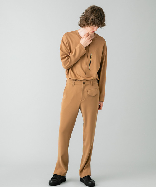 CULLNI(クルニ)の「【CULLNI】別注スリットイージーパンツ(その他パンツ・メンズ・ブラック/ベージュ・1/2)」の16枚目の写真