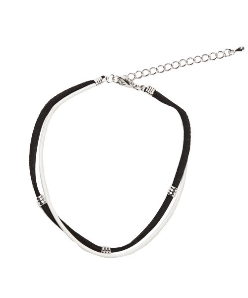 LUXSTYLE（ラグスタイル）の「2連レザーアンクレット（アンクレット・メンズ・ブラック/ブラウン/ネイビー/レッド/ターコイズブルー/ベージュ・FREE）」の2枚目の写真