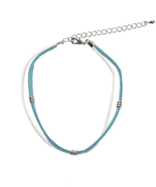 LUXSTYLE（ラグスタイル）の「2連レザーアンクレット（アンクレット・メンズ・ブラック/ブラウン/ネイビー/レッド/ターコイズブルー/ベージュ・FREE）」の12枚目の写真