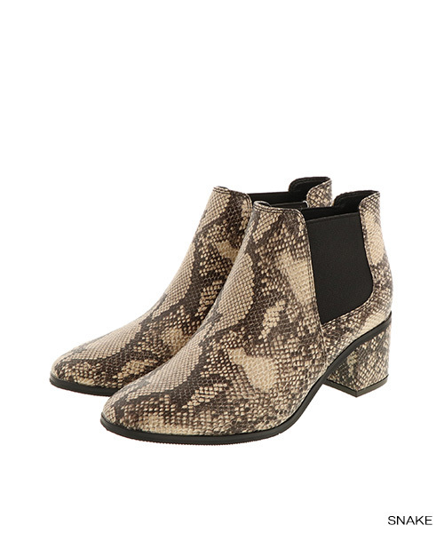 RANDA（ランダ）の「ストレスフリー/サイドゴアショートブーツ（ブーツ・レディース・ブラウン/ブラック系その他/ブラック系その他2/その他/グレイッシュベージュ・LL/S/M/L）」の5枚目の写真