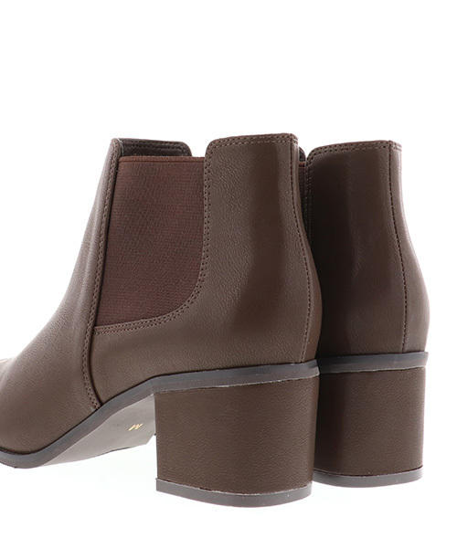 RANDA（ランダ）の「ストレスフリー/サイドゴアショートブーツ（ブーツ・レディース・ブラウン/ブラック系その他/ブラック系その他2/その他/グレイッシュベージュ・LL/S/M/L）」の11枚目の写真